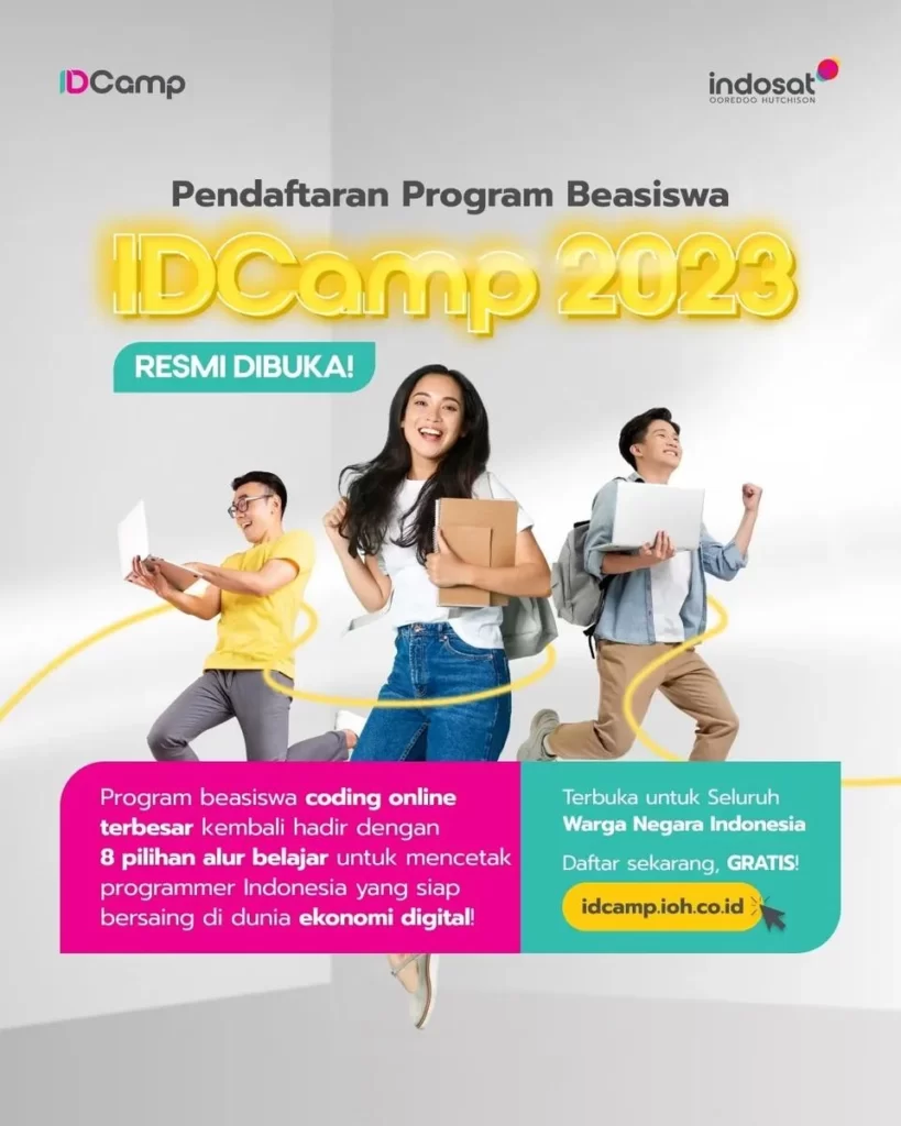 Link beasiswa idcamp 2023