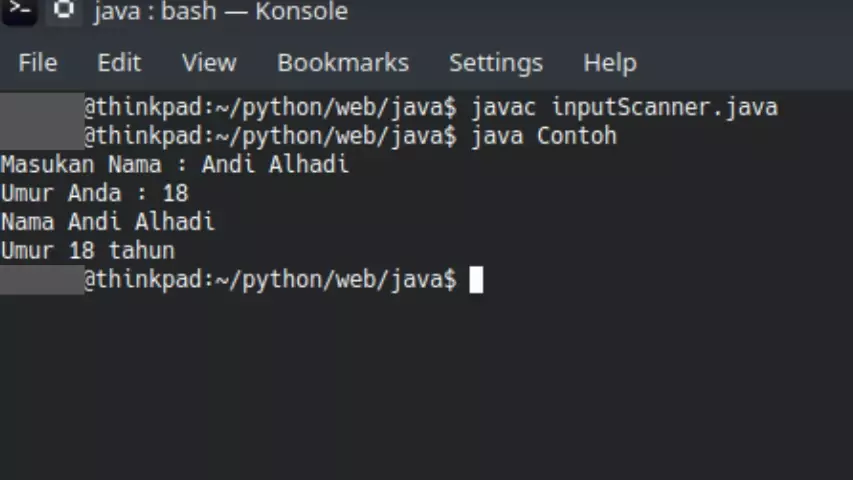 Scanner Java