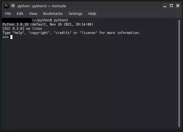 run program pyhton in shell linux